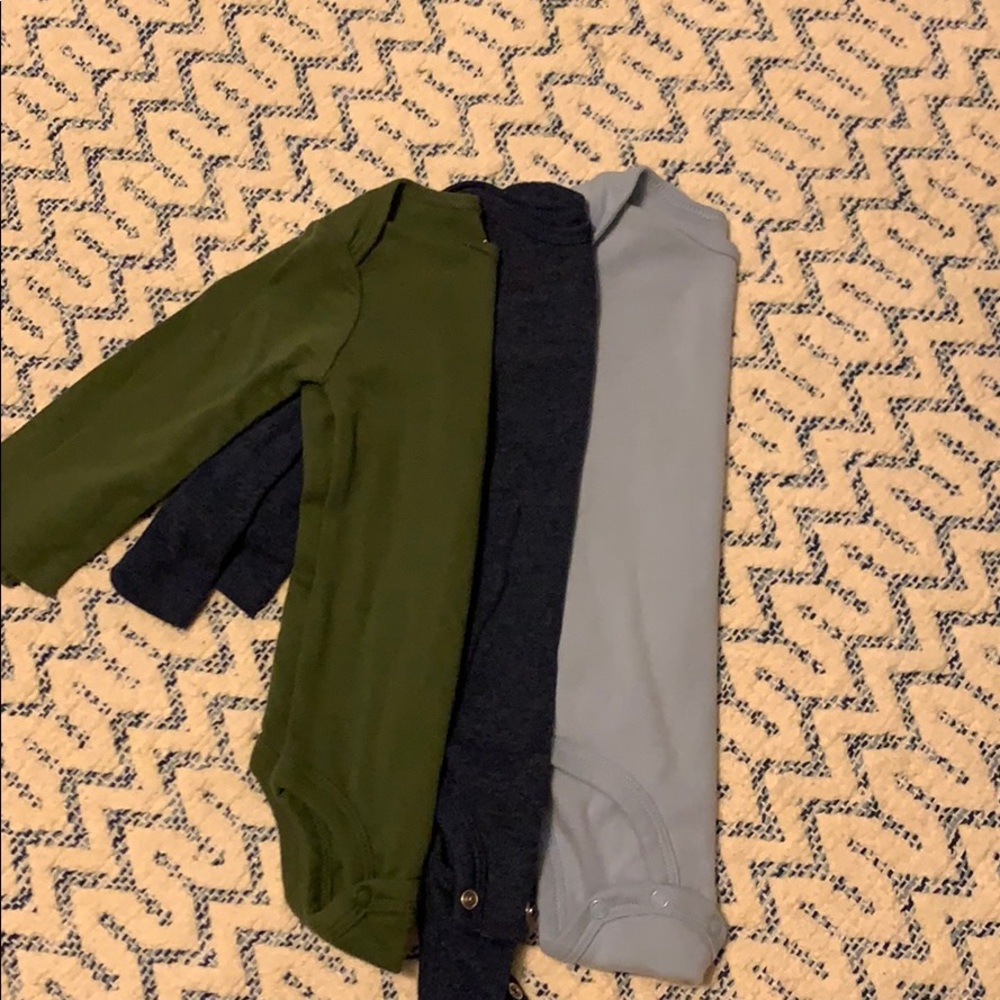 Carters long sleeved body suits